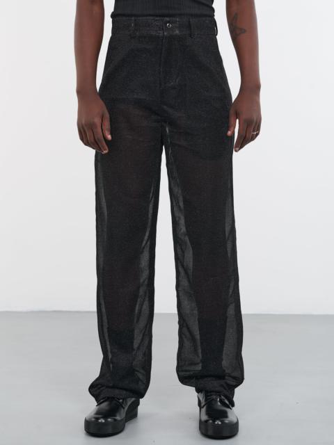 TOKYO JAMES Sparkle Silk Velour Trousers