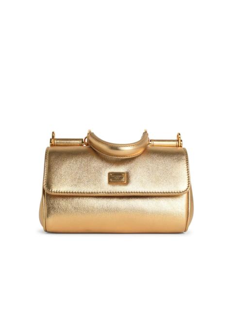 Dolce & Gabbana Dolce & Gabbana 'My Sicily' Gold Leather Handbag Women