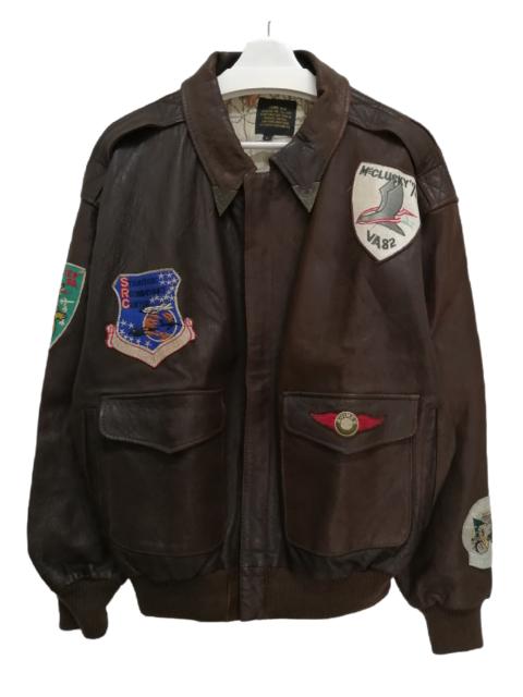 Other Designers Vintage - Very Rare!! Vintage AVIREX Type A-2 Leather Jacket