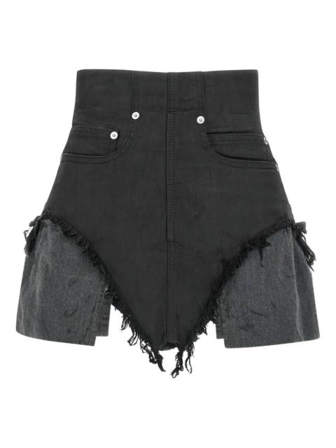 Rick Owens DRKSHDW Rick Owens Drkshdw Women Shorts With Frayed Edges