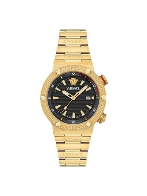 VERSACE Versace Greca Logo Quartz Black Dial Men's Watch VE8G00624
