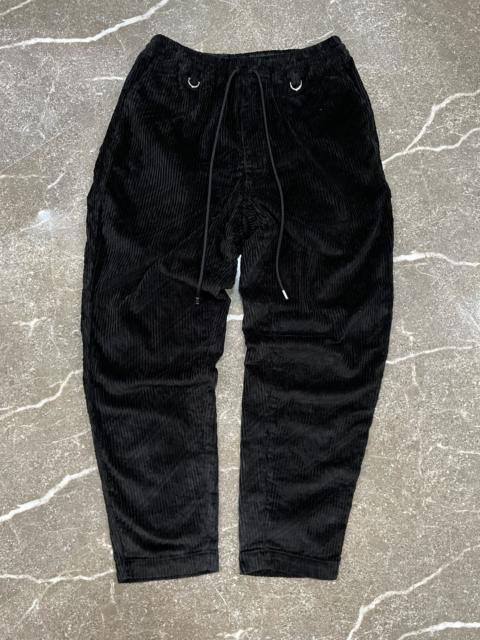 mastermind JAPAN Mastermind Japan - Black Corduroy Monoprint Trousers