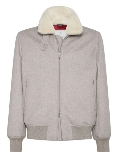 Brunello Cucinelli Cashmere Bomber Jacket
