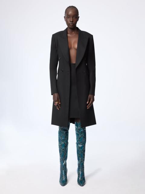 NINA RICCI Wool Gabardine Frock Coat