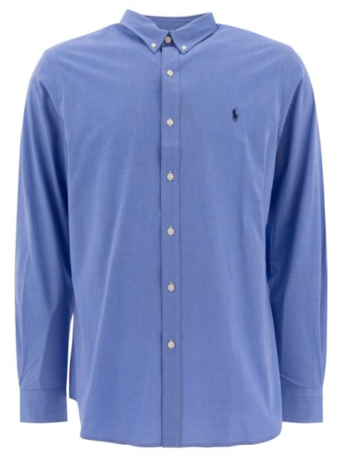 Polo Ralph Lauren Polo Ralph Lauren Slim-Fit Stretch Fil-A-Fil Shirt Blue