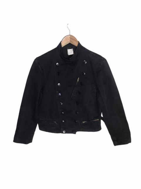 Agnes B. - Agnes b cropped distressed cotton jacket