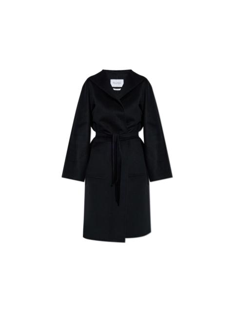 Max Mara MAX MARA Lilia Black Cashmere Midi Cardigan Coat New & Authe
