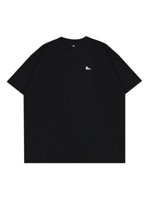 Converse Converse Go-To Sneaker Patch T-Shirt 'Black' 10025397-A01