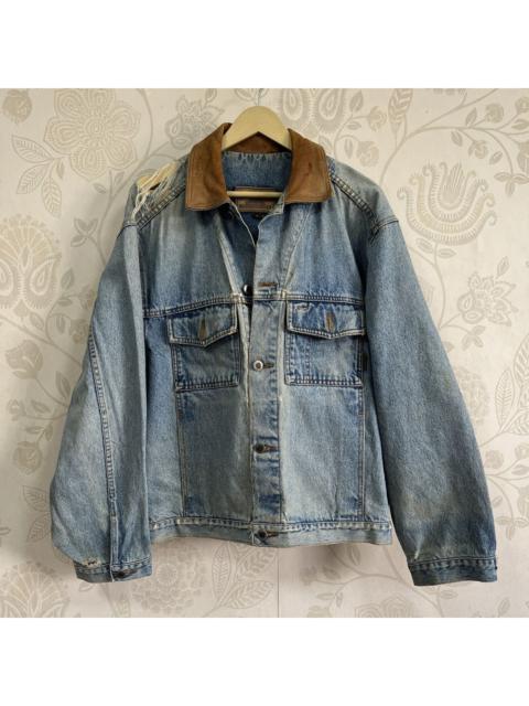 Other Designers Timberland × Vintage - Distressed Timberland Classic Weathergear Denim Jacket