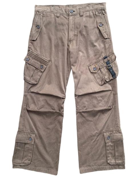 Other Designers Japanese Brand × Tornado Mart - Rare Tornado Mart Multipocket Flare Cargo Pants