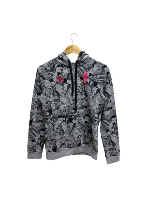 adidas Adidas X Captain Tsubasa all-over print hoodie pink logo