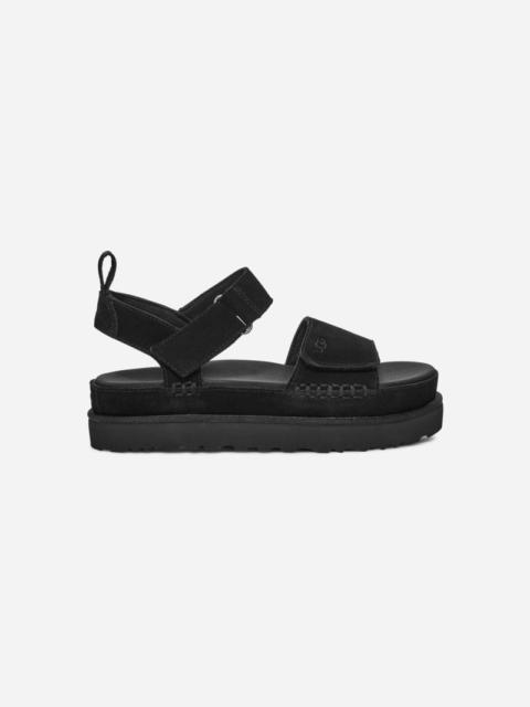 UGG ® Women's Goldenstar Suede Sandals in Black