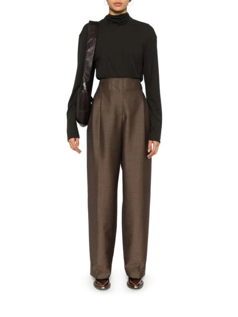 Lemaire LONG SLEEVED TOP WITH SCARF DETAIL