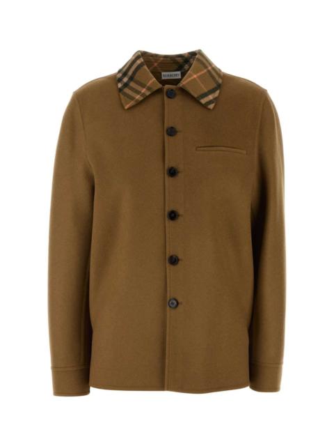 Burberry Burberry Women Biscuit Wool Coat