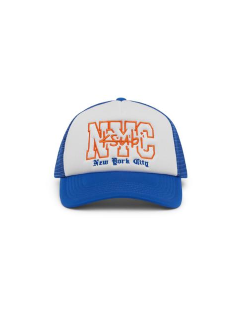 Ksubi NYC AND THE STREETS TRUCKER CAP BLUE