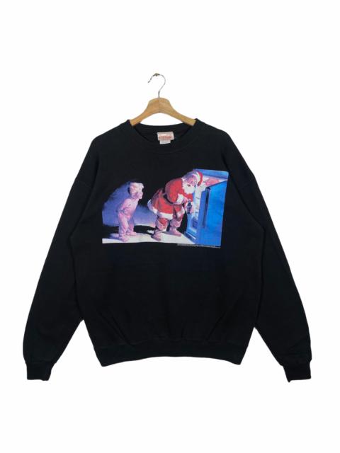 Other Designers Vintage - Vintage 90s coca cola Sweatshirt 1990 Refreshing Suprise