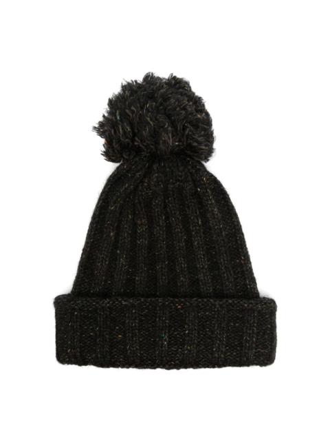 chunky ribbed knit beanie hat