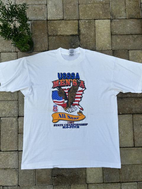 Fruit Of The Loom - Vintage Softball Tee 90's