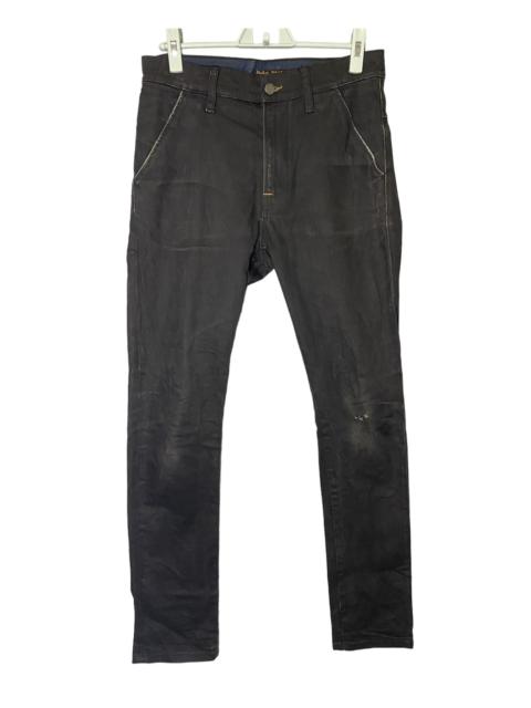 Nudie Jeans Khaki Nudie Slim Black Coated