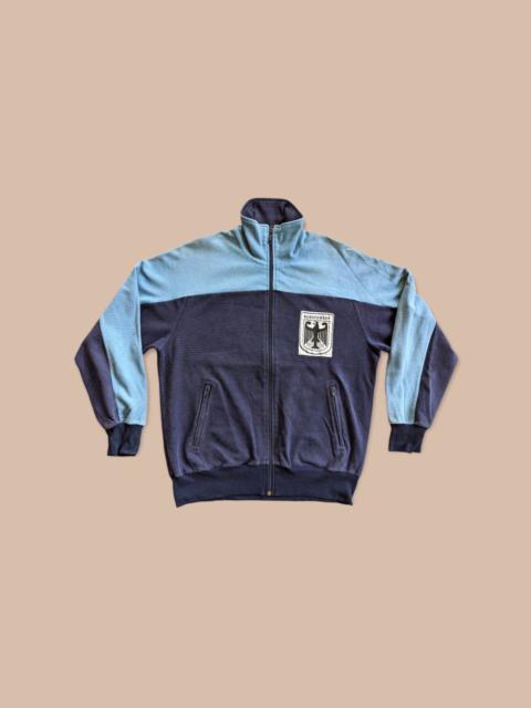 adidas Vintage 70s Bundeswehr Military blue tracktop fullzipper