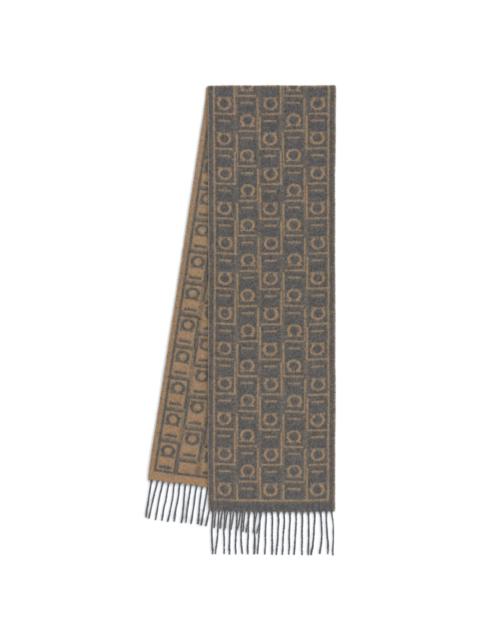 monogram scarf