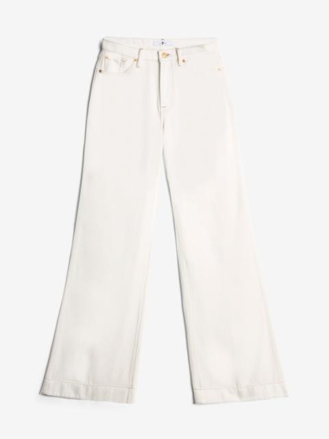 7 For All Mankind Tailorless Denim Lustre Modern Dojo in Blanc