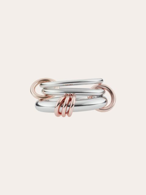 Spinelli Kilcollin Orion 18K Two-Tone Gold Sterling Silver Linked Rings