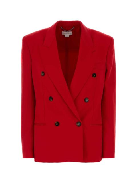 Stella McCartney Stella Mccartney Women Red Wool Blazer