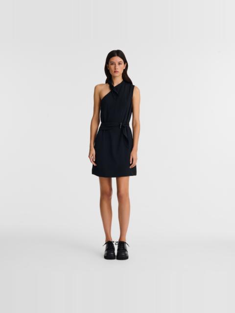 Longchamp Dress Black - Fluid crepe