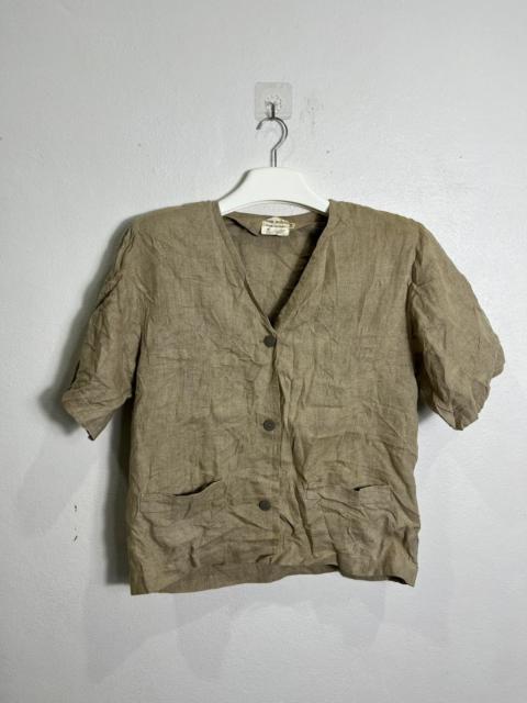 Other Designers Mila Schon - Vintage 80’s Miss Schön by Mila schön Italy Linen jacket