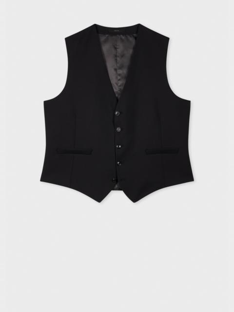 A Suit To Travel In - Black Wool Waistcoat