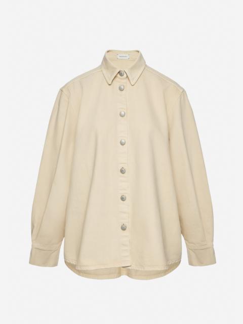 MAGDA BUTRYM Denim shirt in beige