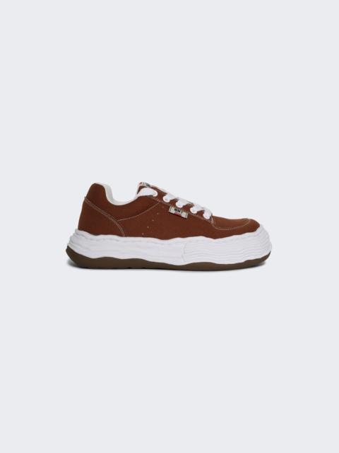 Maison MIHARAYASUHIRO Oliver Og Sole Canvas Low-top Sneaker Brown
