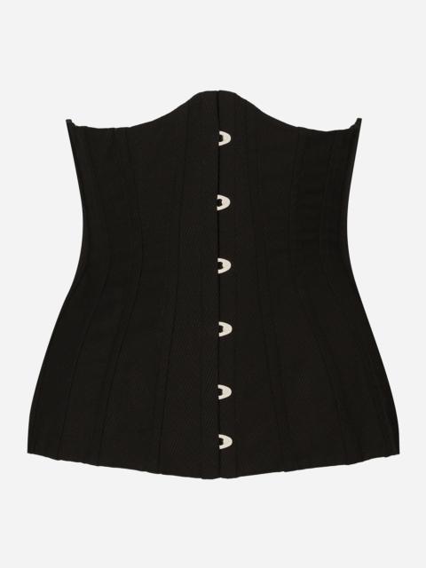 Dolce & Gabbana Cotton bustier belt