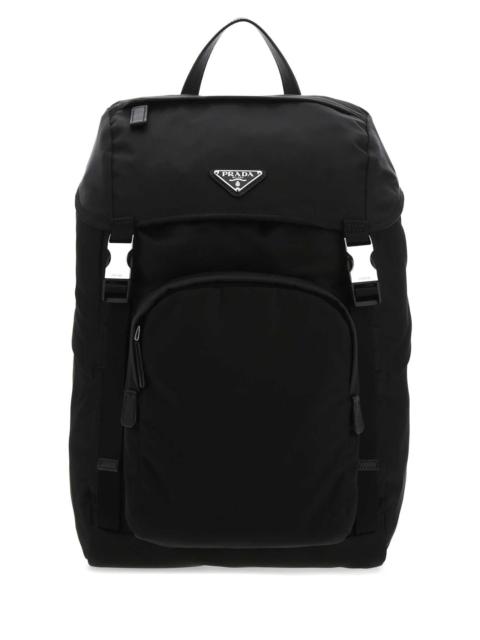 Prada Prada Men Black Re-Nylon Backpack