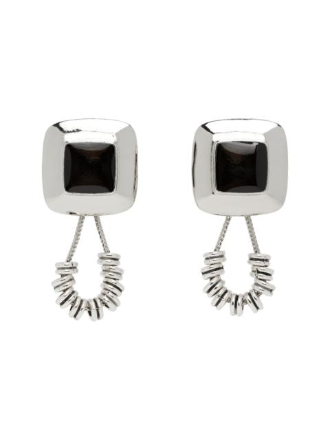 TOGA PULLA Stone Beads Pierced Earrings