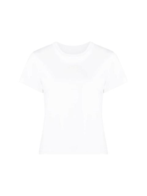 Alexander Wang logo-embossed cotton T-shirt