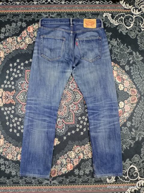 Other Designers Vintage - 💥RARE💥Levis 501 Medium Blue Wash Distressed Denim Jeans