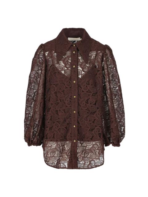 Zimmermann Illustration Lace Blouse