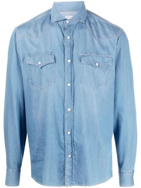 Brunello Cucinelli Brunello Cucinelli Long-sleeved Denim Shirt