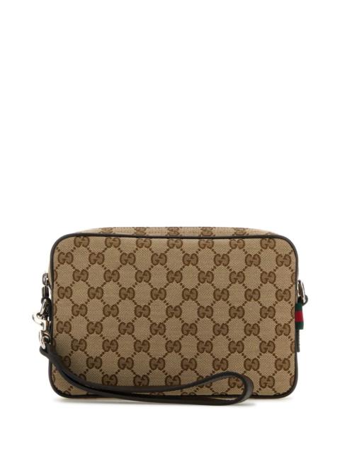 GUCCI Gucci Men Gg Fabric Clutch