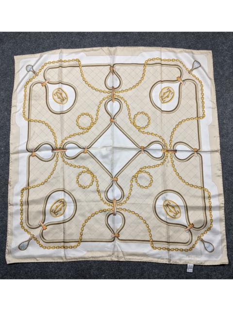 Cartier Must De Cartier Chain Silk Scarf
