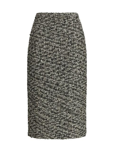 GUCCI Gucci Women Midi Skirt In Laminated Bouclé Fabric