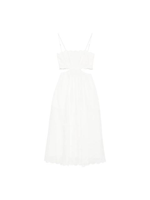 Zimmermann Rhiannon Scallop Midi Dress