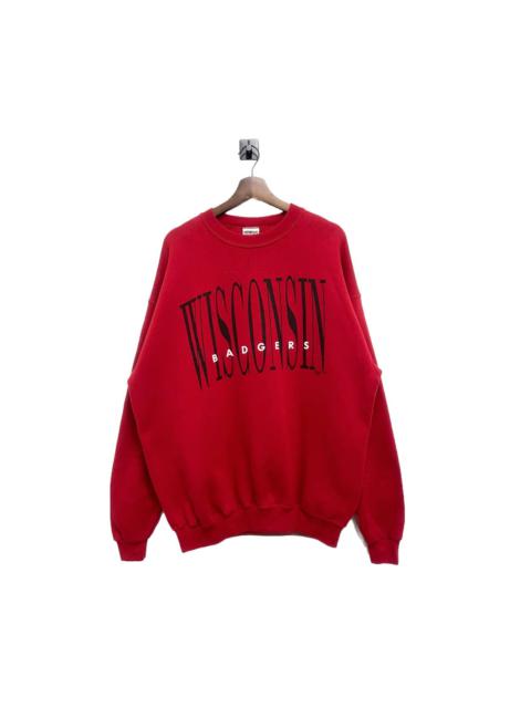 Other Designers Vintage 90s Wisconsin Badgers Oversized Sweatshirt