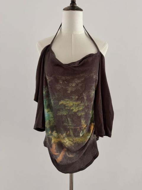 UNDERCOVER Undercover Oil Painting Short Sleeve Shirt
