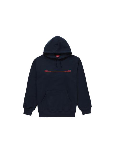 Supreme Supreme Shop Hooded Sweatshirt Navy Los Angeles