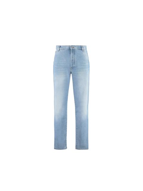 Balmain Balmain Cropped Straight Jeans Men