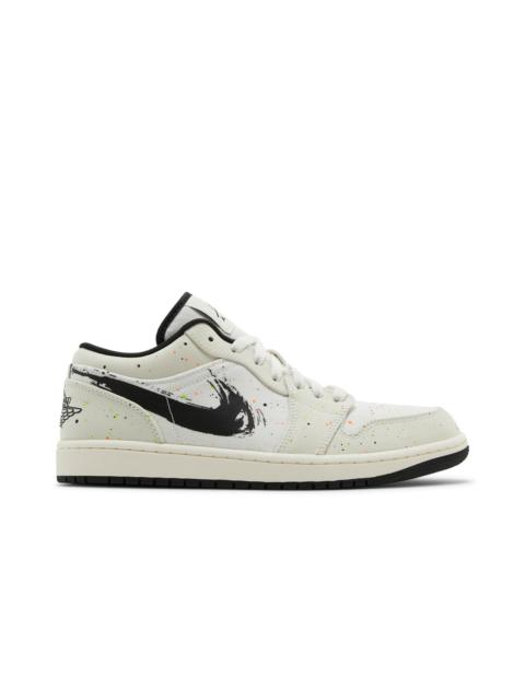 Jordan Air Jordan 1 Low 'Brushstroke Swoosh - Paint Splatter'