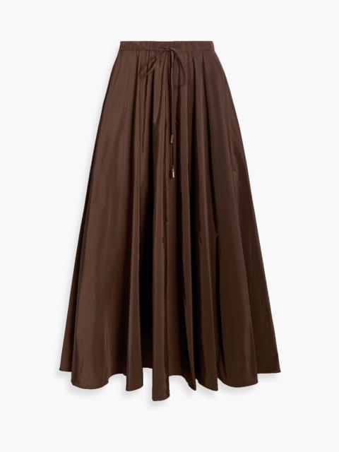 Cult Gaia Rosalee taffeta midi skirt